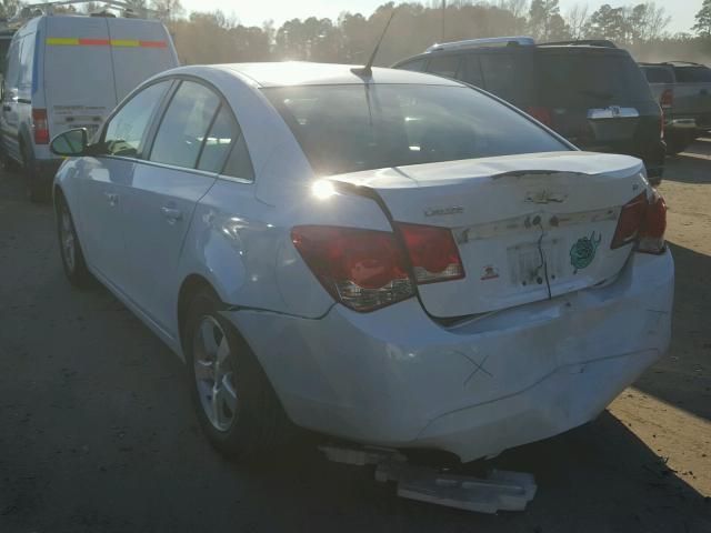 1G1PC5SB0D7235943 - 2013 CHEVROLET CRUZE LT WHITE photo 3