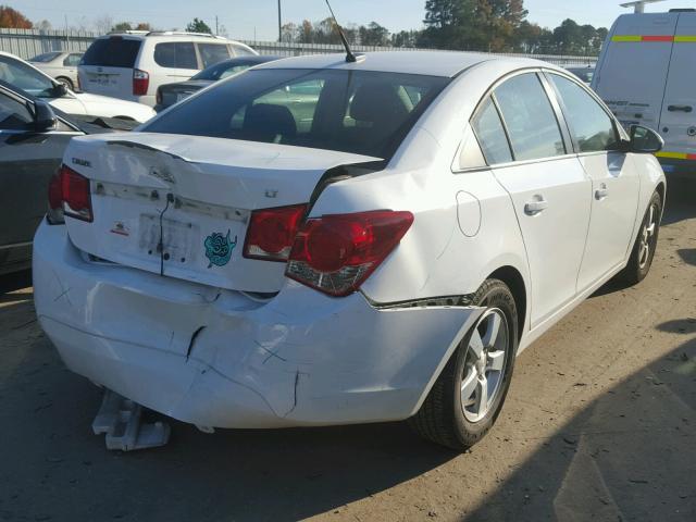 1G1PC5SB0D7235943 - 2013 CHEVROLET CRUZE LT WHITE photo 4