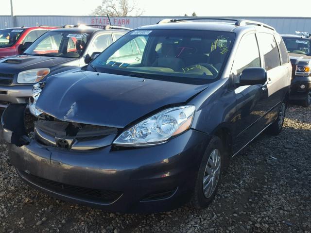 5TDZK23C59S269396 - 2009 TOYOTA SIENNA CE BLUE photo 2