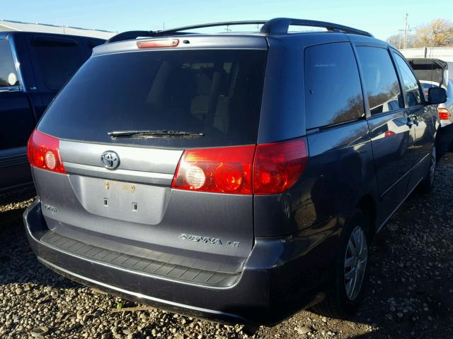 5TDZK23C59S269396 - 2009 TOYOTA SIENNA CE BLUE photo 4