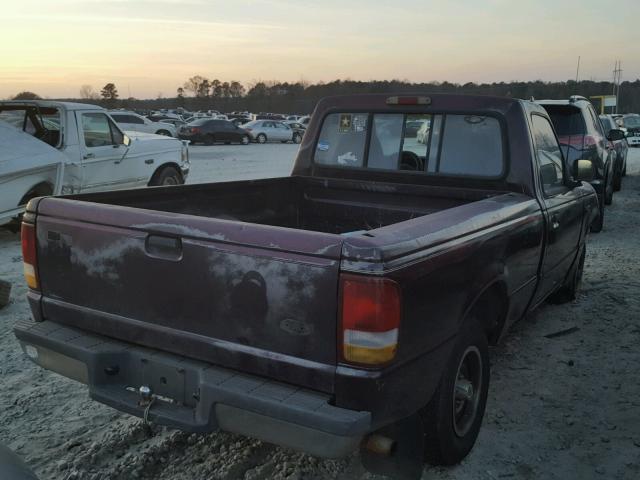 1FTCR10A9PUB81507 - 1993 FORD RANGER PURPLE photo 4