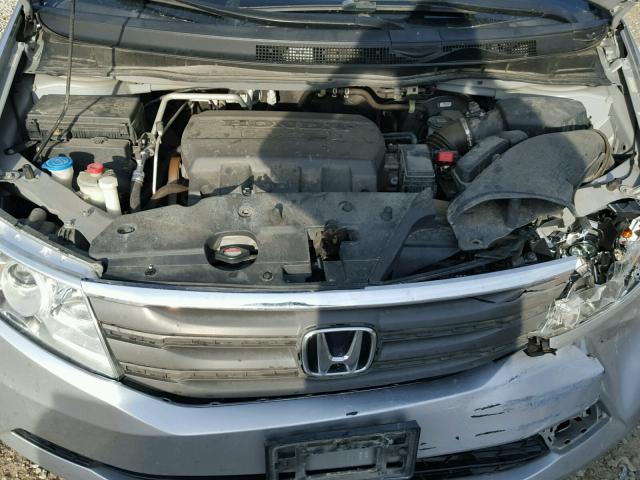 5FNRL5H27BB099776 - 2011 HONDA ODYSSEY LX SILVER photo 7