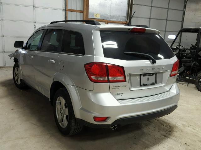 3C4PDDBG6CT141134 - 2012 DODGE JOURNEY SX SILVER photo 3