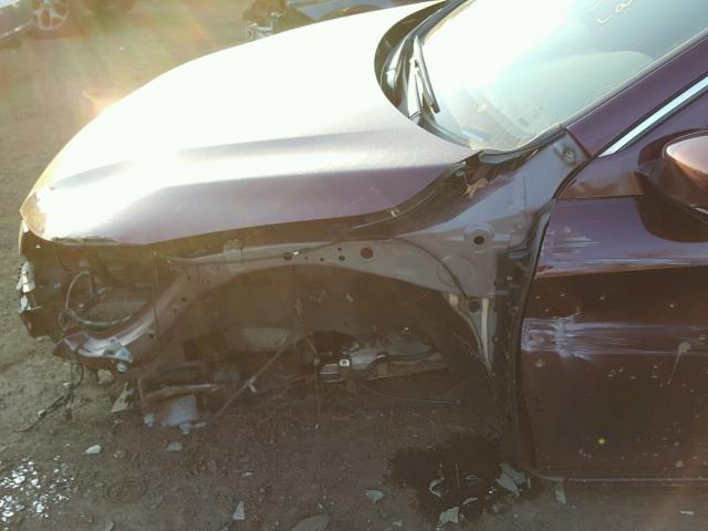 1HGCR2F88DA276214 - 2013 HONDA ACCORD EXL MAROON photo 9