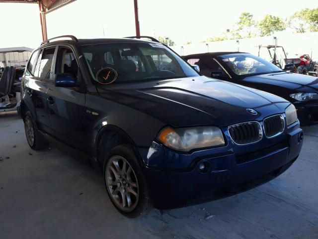 WBXPA73465WC45009 - 2005 BMW X3 2.5I BLUE photo 1