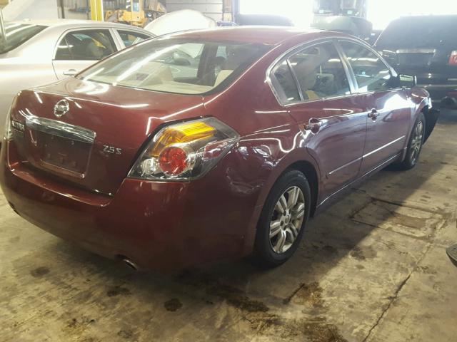 1N4AL2AP6BN466949 - 2011 NISSAN ALTIMA BAS RED photo 4