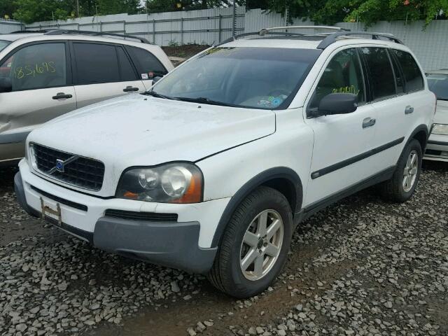 YV1CZ59H641035306 - 2004 VOLVO XC90 WHITE photo 2