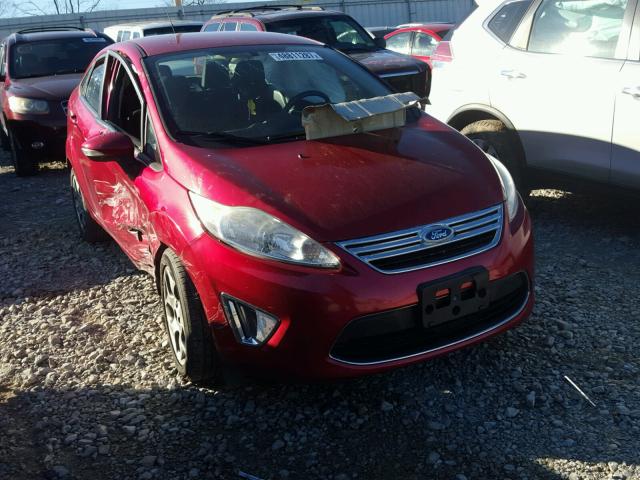 3FADP4CJ6BM106029 - 2011 FORD FIESTA SEL MAROON photo 1