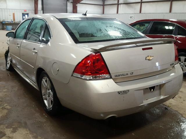 2G1WB5E34C1150344 - 2012 CHEVROLET IMPALA LT GOLD photo 3