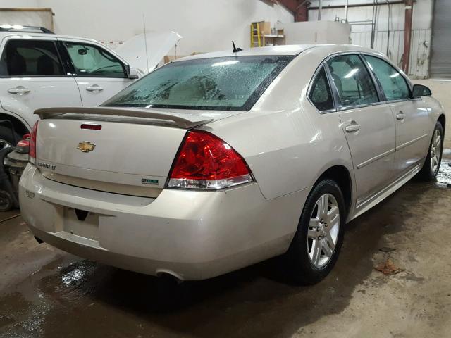 2G1WB5E34C1150344 - 2012 CHEVROLET IMPALA LT GOLD photo 4