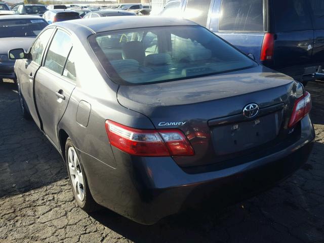 4T1BE46K09U356864 - 2009 TOYOTA CAMRY BASE GRAY photo 3