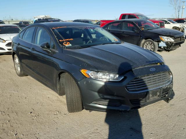 3FA6P0H73FR201218 - 2015 FORD FUSION SE GREEN photo 1