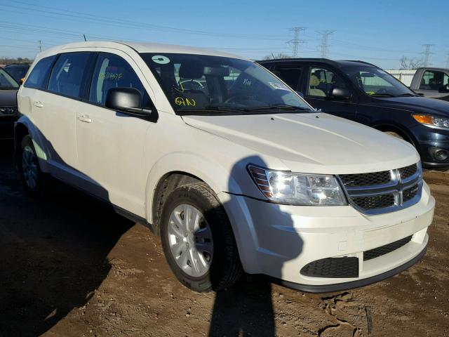 3C4PDCAB7FT547217 - 2015 DODGE JOURNEY SE WHITE photo 1