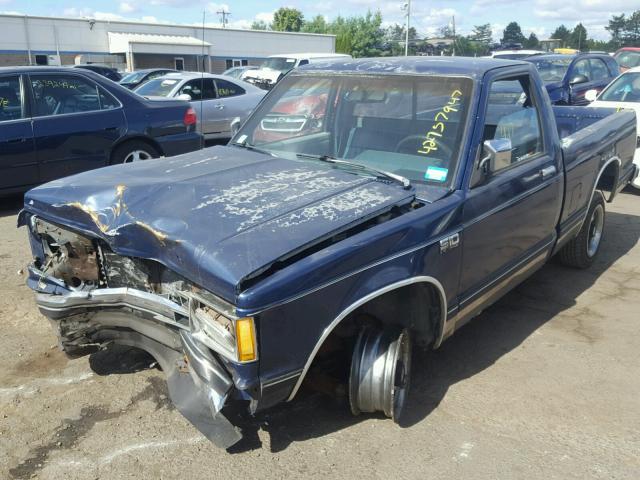 1GCBS14R4K2246669 - 1989 CHEVROLET S TRUCK S1 BLUE photo 2