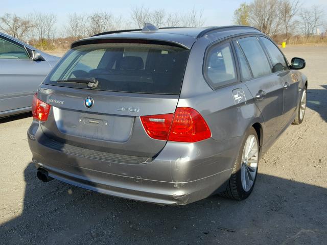 WBAUU3C5XBA541338 - 2011 BMW 328 XI SILVER photo 4