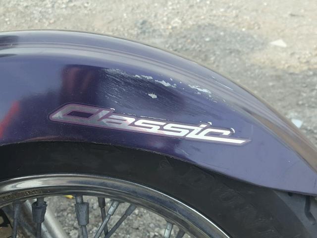 JYAVM01E21A028118 - 2001 YAMAHA XVS65 BASE PURPLE photo 9