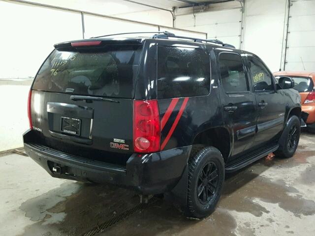 1GKFK13088R263404 - 2008 GMC YUKON BLACK photo 4