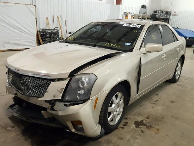 1G6DP577170124210 - 2007 CADILLAC CTS HI FEA GOLD photo 2