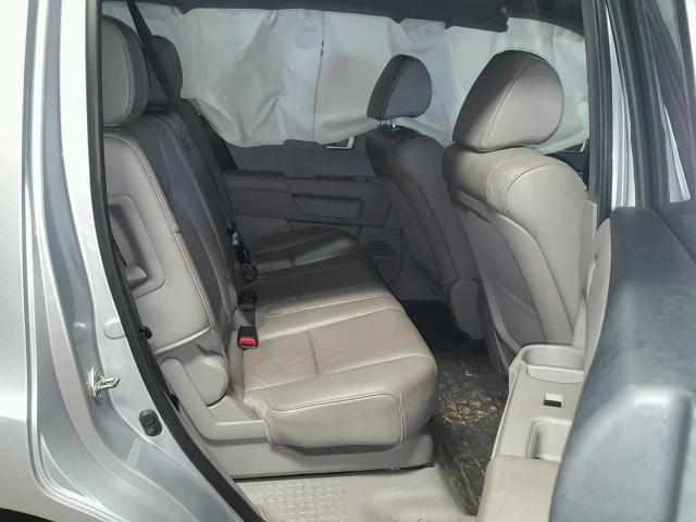 5FNYF4H70EB023300 - 2014 HONDA PILOT EXLN SILVER photo 6