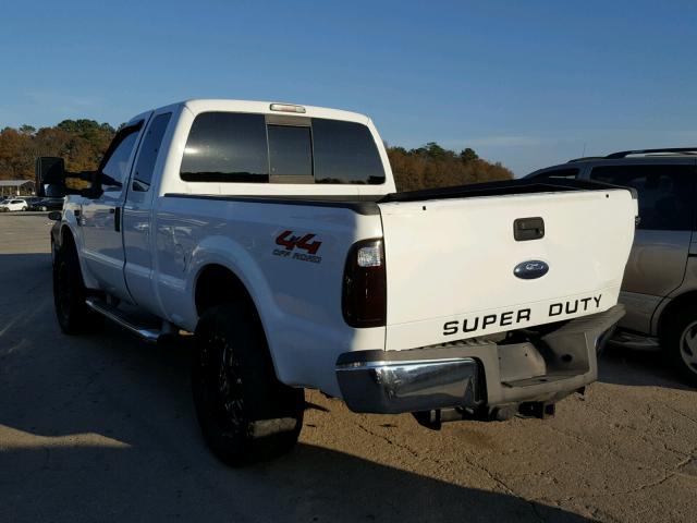 1FTSX21R58EA42739 - 2008 FORD F250 SUPER WHITE photo 3