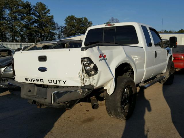 1FTSX21R58EA42739 - 2008 FORD F250 SUPER WHITE photo 4