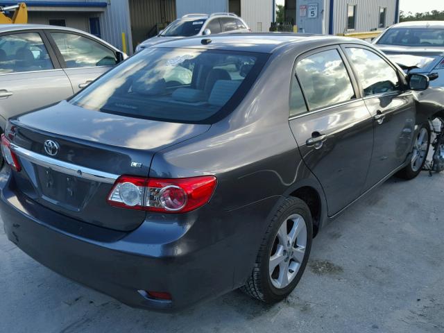 5YFBU4EE6DP126724 - 2013 TOYOTA COROLLA BA CHARCOAL photo 3
