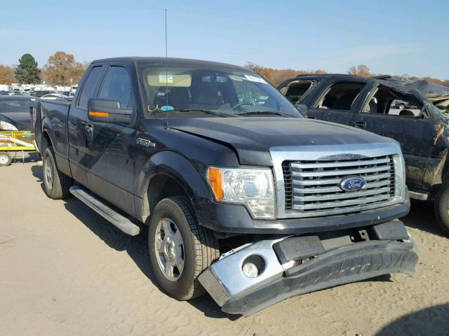 1FTEX1CM7CFA81456 - 2012 FORD F150 SUPER BLACK photo 1