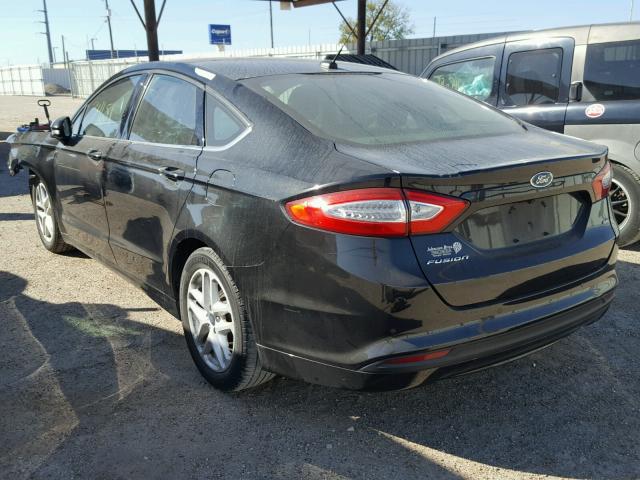 3FA6P0H71FR160068 - 2015 FORD FUSION SE CHARCOAL photo 3