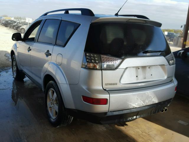 JA4MS31X77U013270 - 2007 MITSUBISHI OUTLANDER SILVER photo 3