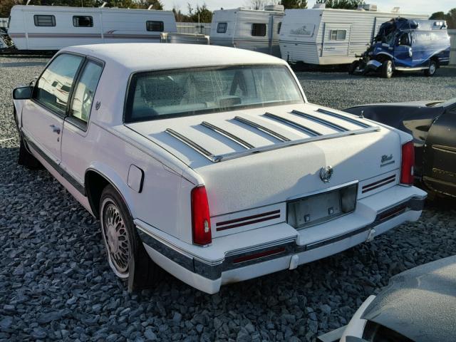 1G6EL1331LU619165 - 1990 CADILLAC ELDORADO WHITE photo 3