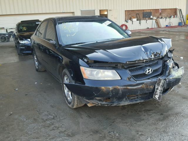 KMHEU46C56A143642 - 2006 HYUNDAI SONATA GLS BLACK photo 1