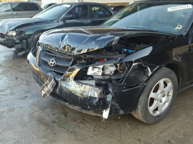 KMHEU46C56A143642 - 2006 HYUNDAI SONATA GLS BLACK photo 9