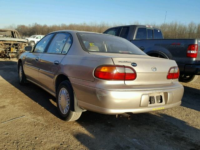 1G1ND52J5X6172800 - 1999 CHEVROLET MALIBU TAN photo 3