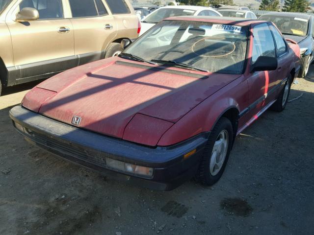 JHMBA4155LC026456 - 1990 HONDA PRELUDE SI RED photo 2