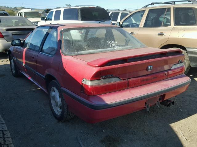 JHMBA4155LC026456 - 1990 HONDA PRELUDE SI RED photo 3