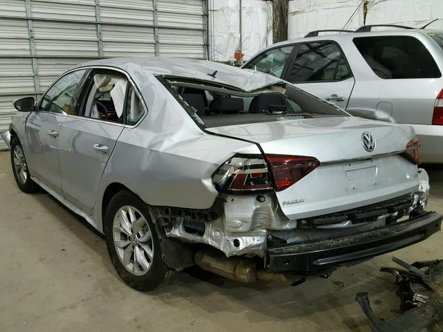 1VWAT7A31HC003509 - 2017 VOLKSWAGEN PASSAT S Արծաթագույն լուսանկար 3