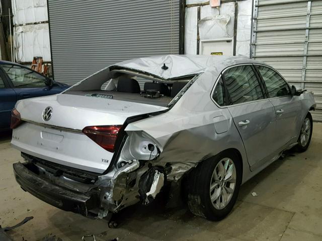 1VWAT7A31HC003509 - 2017 VOLKSWAGEN PASSAT S Արծաթագույն լուսանկար 4
