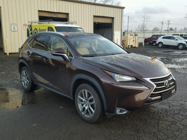 JTJYARBZ2G2022951 - 2016 LEXUS NX 200T BROWN photo 1