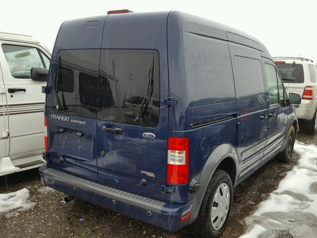 NM0LS7DN0AT033504 - 2010 FORD TRANSIT CO BLUE photo 4