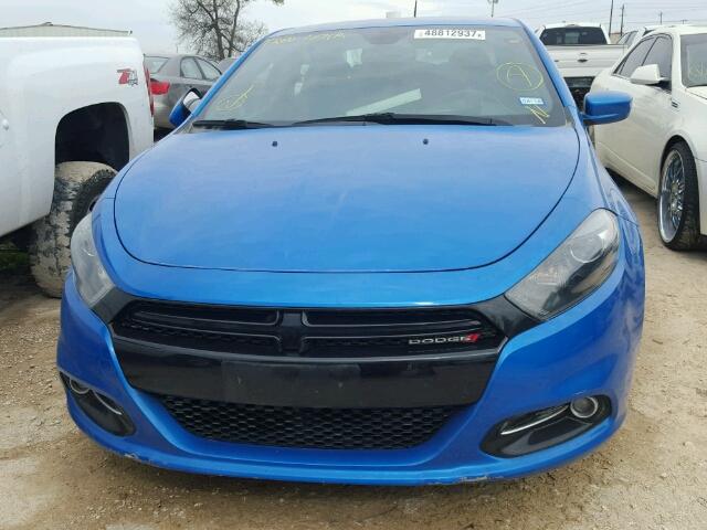 1C3CDFBB1FD205433 - 2015 DODGE DART SXT BLUE photo 9