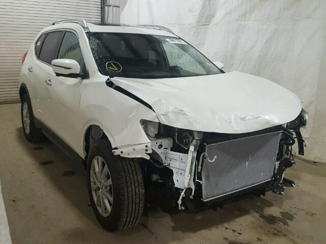 5N1AT2MV1HC848360 - 2017 NISSAN ROGUE SV WHITE photo 1