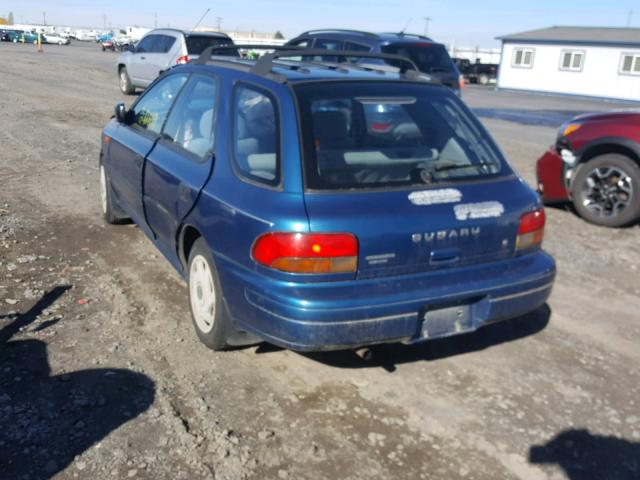 JF1GF2351SG815128 - 1995 SUBARU IMPREZA L/ GREEN photo 3