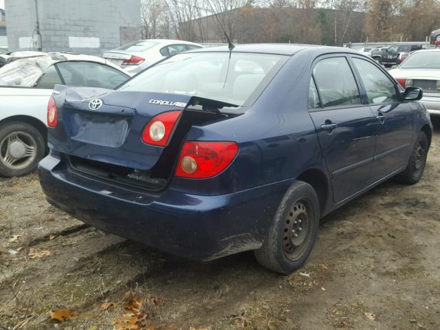 1NXBR32E85Z384484 - 2005 TOYOTA COROLLA CE BLUE photo 4