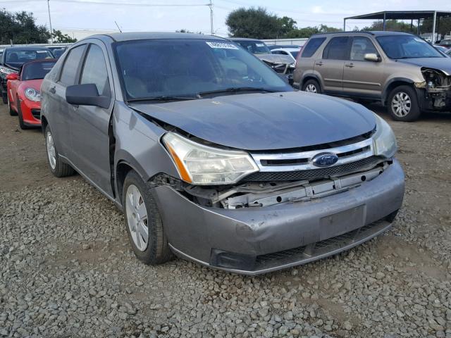 1FAHP34NX8W287528 - 2008 FORD FOCUS S/SE GRAY photo 1