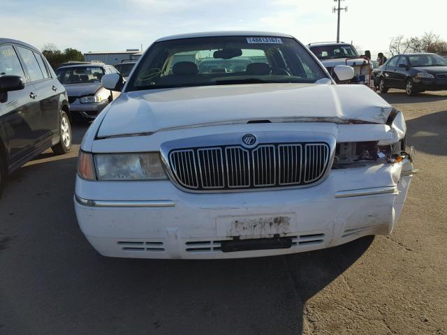 2MEFM75W8YX695084 - 2000 MERCURY GRAND MARQ WHITE photo 9