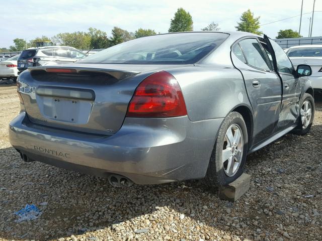 2G2WS522851285935 - 2005 PONTIAC GRAND PRIX Сұр фото 4