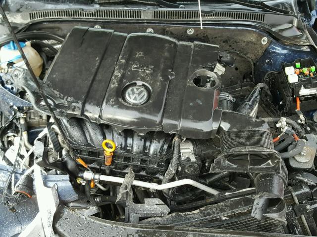 3VWDP7AJ5CM128486 - 2012 VOLKSWAGEN JETTA SE Mavi foto 7
