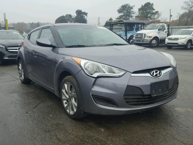 KMHTC6AD4GU303158 - 2016 HYUNDAI VELOSTER B GRAY photo 1