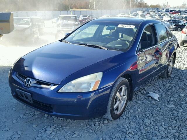 1HGCM56604A098152 - 2004 HONDA ACCORD EX BLUE photo 2