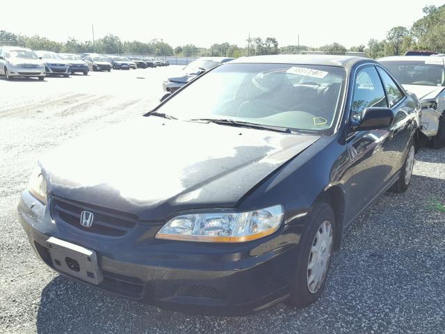 1HGCG32491A016947 - 2001 HONDA ACCORD LX BLACK photo 2